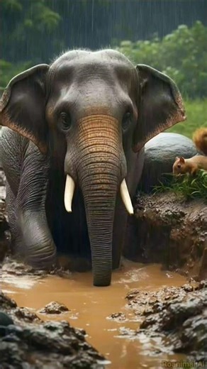 हाथी का घमंड टूटा 😳 | छोटी गिलहरी ने बचाई जान! #shorts