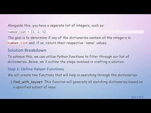 Searching for a List in a List of Ordered Dictionaries: A Python Guide