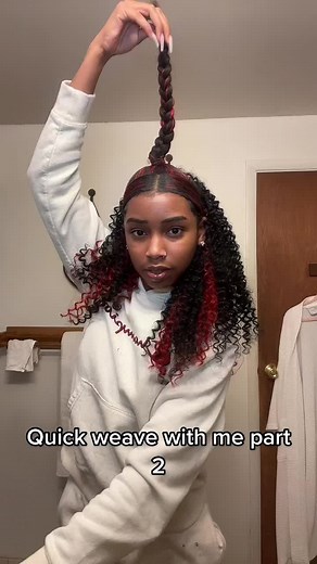 Quick Weave Tutorial Part 2 | Red and Black Weave