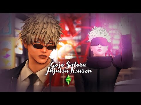 Create a Sim + cinematic [Gojo Satoru Jujutsu Kaisen] 🤍/ Sims 4 / CC Haul