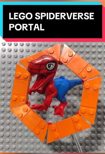 Building a LEGO Spiderverse Portal with DINO Spiderman