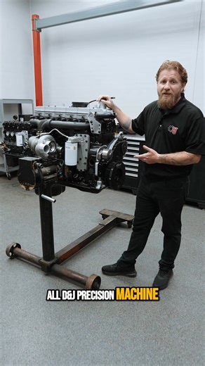 Our D&J Precision Machine Ready Run long blocks come standard with ARP head studs, Fluidamper, CP3, manifold, turbo, and injectors – top to bottom, ready to run. #djpm #djprecisionmachine #webuildpower | D&J Precision Machine