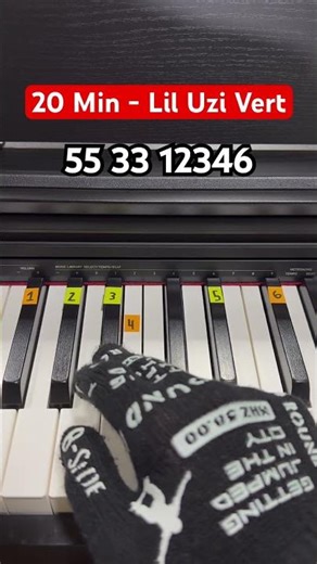 20 Min - Lil Uzi Vert Piano Tutorial