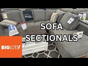 Sofa Sectional Shopping at Big Lots! Saving you Won't Believe!!