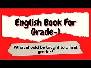English Book For Grade-1// An Idea For Home Schooling Mothers