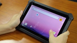 10 Inch Rugged Android Tablet With NFC RFID Fingerprint Reader Ip67 Industrial Tablet Pc Built in 2D Barcode Scanner