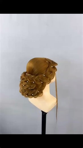 Beautiful Hair Style Jhora Design Tutorial