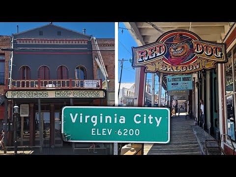 Walking tour of VIRGINIA CITY, Nevada | Food, Shops & Bars