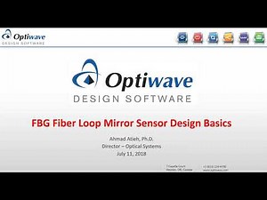 OptiSystem FBG Fiber Loop Mirror Sensor Design Basics