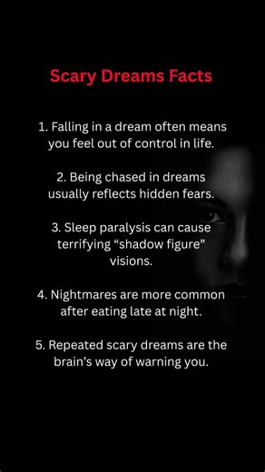 5 Scary Dream Facts That Will Shock You 😱 | Sleep Psychology#psychologyfacts #scaryfacts #shorts