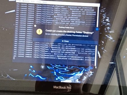 今天我用kali系统运行Liunx自毁命令