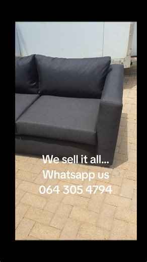 From inspiration to installation ✨ This 2-seater couch is officially heading out for delivery 🚚 Client supplied a reference pic, and we replicated it and brought it to life. 🖤 Upholstered in black linen fabric 🪑 Made from scratch 📍 Handcrafted in Johannesburg We also reupholster existing furniture ♻️ 📲 WhatsApp 064 305 4794 for a free quote Have a picture in mind? We’ll make it real. #CustomCouches #Reupholstery #CustomFurniture #MadeInSA #FurnitureTok #CouchGoals #JohannesburgMakers | Cust