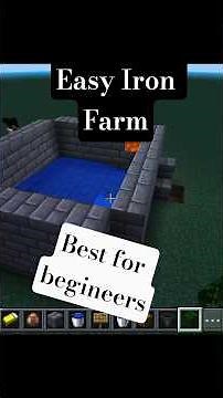 Best Iron Farm Tutorial (Easy + Fast) 💥 Minecraft Survival