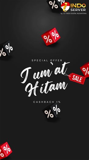 Anda dapat menggunakan promo cashback sebesar 1% dari saldo top-up Indoserver Anda, dengan minimal order sebesar 1 juta dan maksimal cashback sebesar 500 ribu. Tawaran ini berlaku pada tanggal 28 Juni. Jangan lewatkan kesempatan ini!