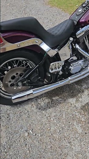 Thunderheader on Evo Heritage Softail #thunderheader #harleydavidson #evolution #harley #softail