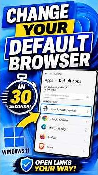 Windows 11: Change Your Default Browser in 30 Seconds!