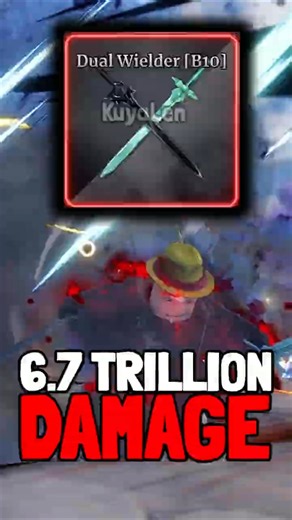 6.7 TRILLION DAMAGE KIRITO "DUAL WIELD" MAX MASTERY in Sailor Piece #sailorpiece #roblox