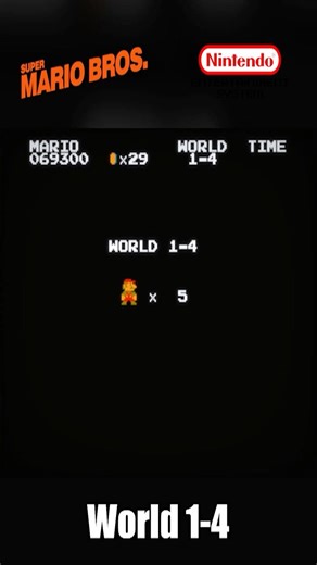 Super Mario Bros. | World 1-4 | Nintendo Entertainment System