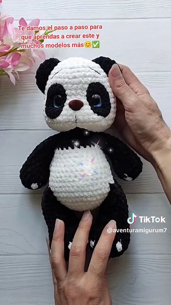 Aprende a crear un Osito Panda en Crochet y Amigurumi