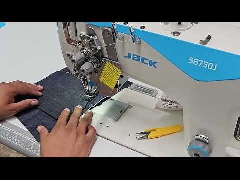 JACK MAQUINA DOS AGUJAS JK 58750J ELECTRÓNICA DESHENBRAGABLE