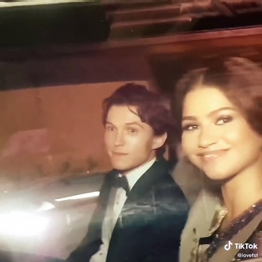 Tom Holland and Zendaya Kissing in a Car | 40K Celebration!