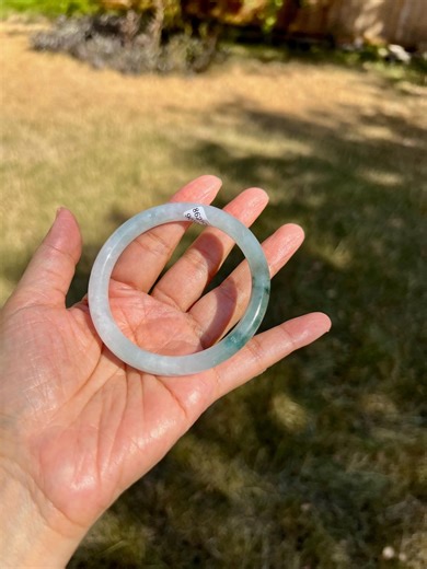 Translucent 100% Natural Grade A Jadeite Jade 57.8mm Bangle Bracelet B613 - Etsy