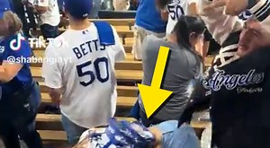 VIDEO: Female Dodgers Fan Broke The Internet With Her Raunchy Celebration After World Series Win Over Yankees On Friday