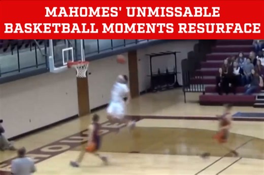 Patrick Mahomes' jaw-dropping high school basketball highlights make a comeback