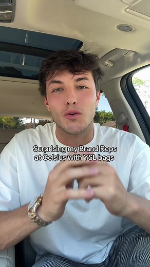 Celsius Brand Partner Surprises Reps with YSL Bags