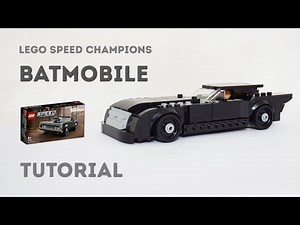 Tutorial - Batman Animated Series Batmobile Lego Speed Champions 76912 Charger Alternate Build