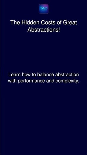 The Hidden Costs of Great Abstractions!