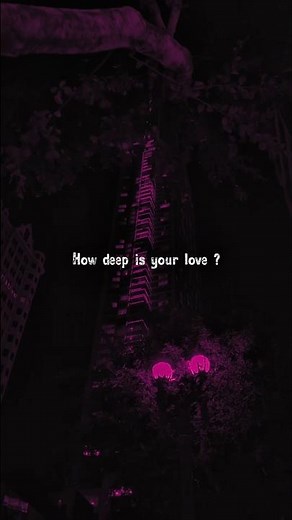 Calvin Harris & Disciples - How Deep Is Your Love (Lyrics) | Aesthetic Edit #calvinharris #lyrics