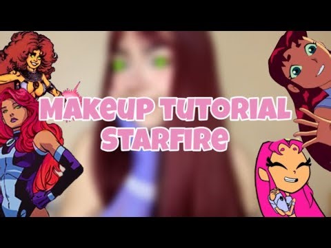 Morra se maquilla como STARFIRE y debora… #tutorial #cosplay