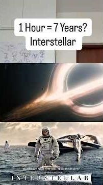 1 Hour = 7 Years | Interstellar #spacefacts #interstellar #timedilation #shorts