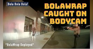 Actual Footage of BolaWrap Deployment Captured on Bodycam