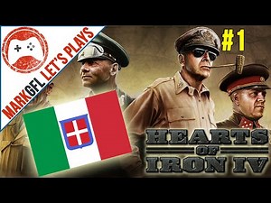 Hearts of Iron IV: Italy Historical Playthrough (inc BBA dlc) - Part 1
