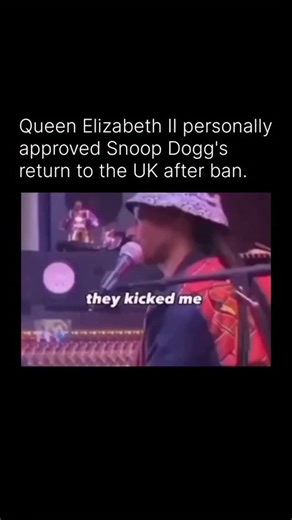 All About History on Instagram: "2012, Queen Elizabeth II personally approved the return of Snoop Dogg to the United Kingdom after he had previously been denied entry due to legal issues in the country. Snoop Dogg had been banned from entering the UK in 2006 following an incident at Heathrow Airport involving a disturbance that led to multiple arrests. For years, UK authorities refused him a visa, citing public safety concerns. That changed ahead of the Queen's Diamond Jubilee celebrations. As p