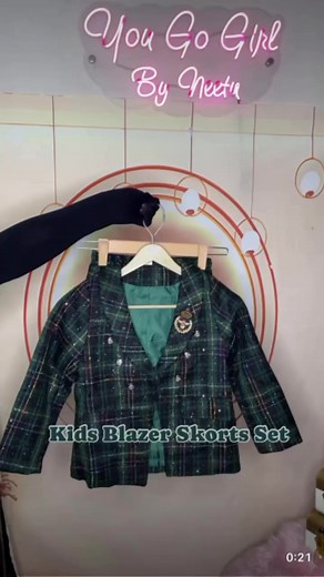 Kids Tweed Blazer and skirt sets book@ 9813450467 https://wa.me/919813450467 | Enterprising DiVvaz Shopping Page