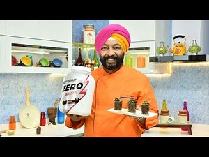 Big Muscles Zero protein chocolate peanut butter mousse #ChefHarpalSIngh