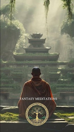 Air - Shaolin Temple Fantasy Meditation - Ambient Relaxation Music for Yoga and Sleep #shorts
