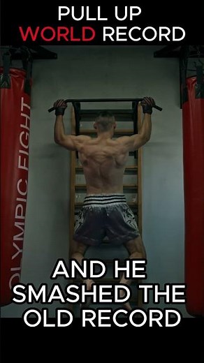 INSANE PULL UP WORLD RECORD!! #worldrecord #pullups #pullupworkout