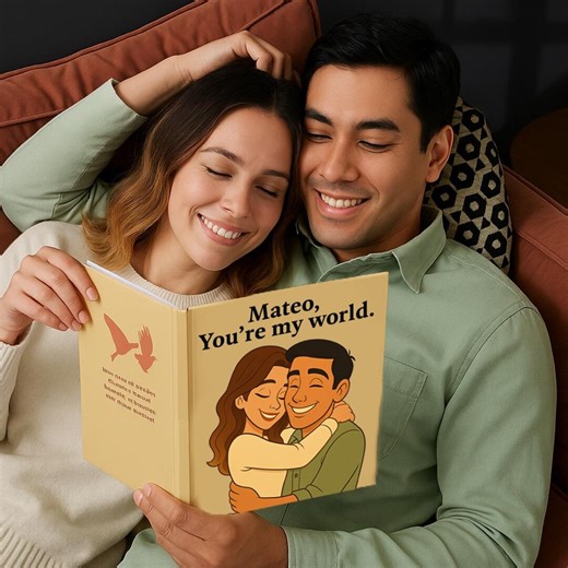 Custom Personalized Love Story Book | the Perfect Valentine’s Gift for Couples & Families | A One-of-a-kind Tale Written Just for You - Etsy