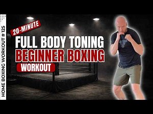 20 Min Beginner Boxing Workout | Full Body Toning | Follow Along