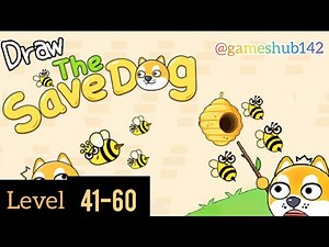 save the dog game level 41-60 | save the pet game | games| viral games