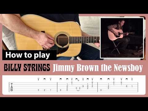 How to play "Jimmy Brown The Newsboy" - Billy Strings - Guitar Lesson with Tab