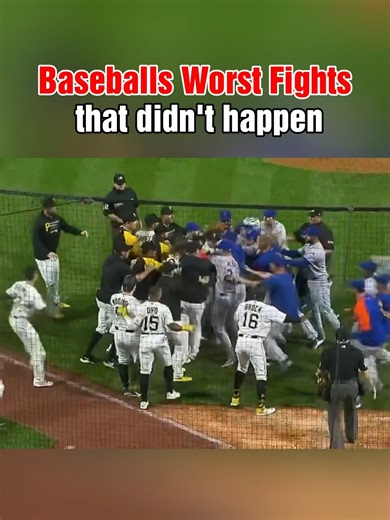 Baseballs Worst Fights that didn't happen 👀👀 . . #baseball #MLB #throwback | MLB Throwbacks