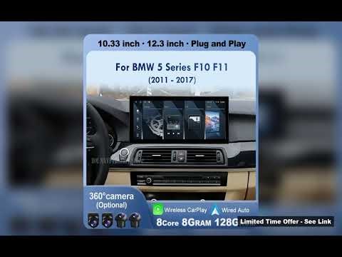 Best Android 14 Wireless Carplay Spec Features For Bmw 5 Series F10 F11 2011 2017 Cic Nbt Car