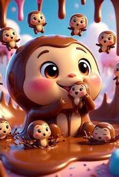 Cute Chocolate Cartoon 😍🍫 | Funny 3D Animation | Kids Friendly #3danimation #cartoon #toonindia