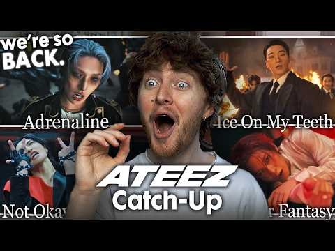 ATEEZ CATCH-UP! (Adrenaline, Ice On My Teeth, In Your Fantasy, Not Okay | Reaction)