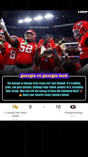 Georgia vs Georgia Tech: Rivalry That Defines College Football | Soccer prediction HRP | Facebook